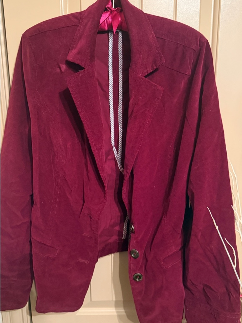Lane Bryant Burgundy Blazer Jacket